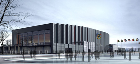 Beijing Science and Technology University Gymnasium people view